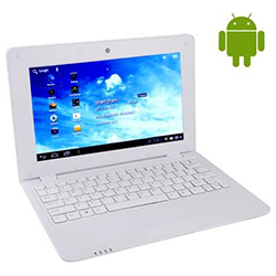 Netbook Blanc  Ecran 10,1 pouces Android 4