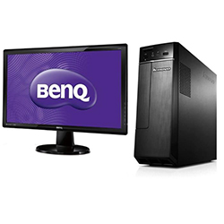  PC de Bureau Lenovo avec  écran BenQ 